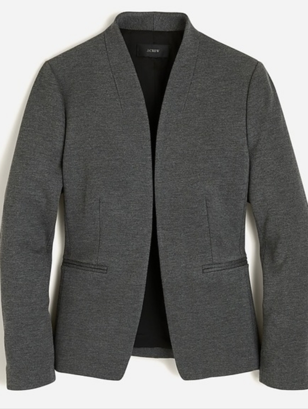 J. Crew Grey Going-Out Stretch Twill Blazer Size 6 - Picture 5 of 15